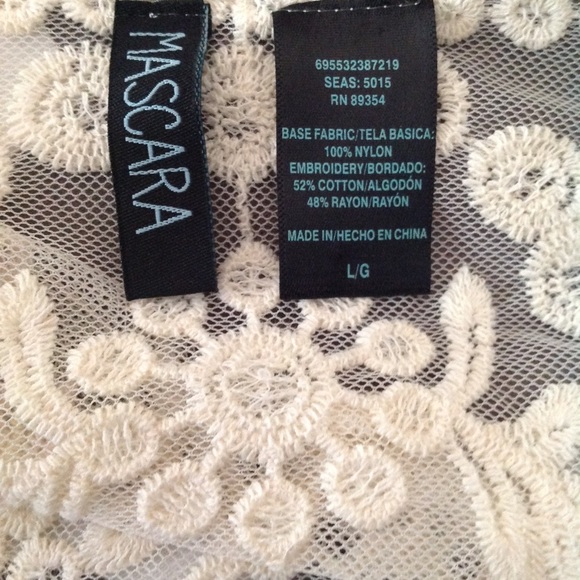 Mascara tops blouse size L - Picture 2 of 2